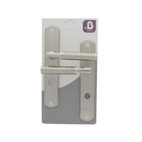 Poignées de porte à condamnation Cité nickel mat - B BEAUTY