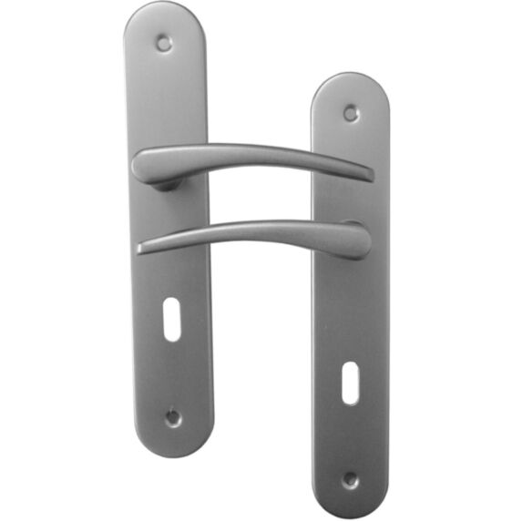 Poignées de porte trou clé Altea aluminium entraxe 165mm - B BEAUTY