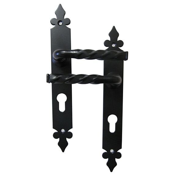 Poignées de porte à cylindre Noely noir - B BEAUTY