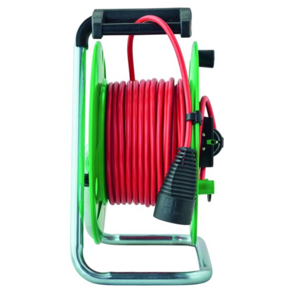 Enrouleur câble électrique Spécial Jardin 23,5+1,5m - INVENTIV