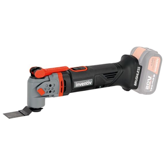 Outil multifonction sans fil brushless 20V (sans batterie) - INVENTIV