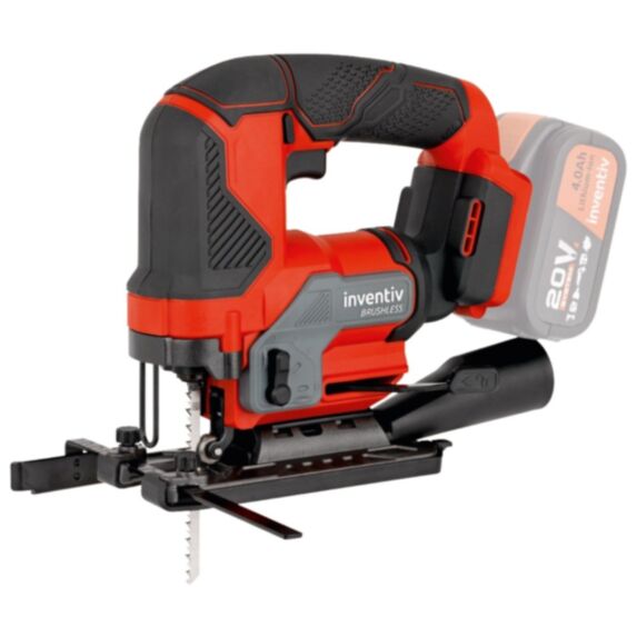 Scie sauteuse sans fil brushless 20V (sans batterie) - INVENTIV