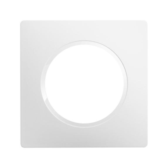 Plaque 1 Poste Eclipse Blanc - INVENTIV