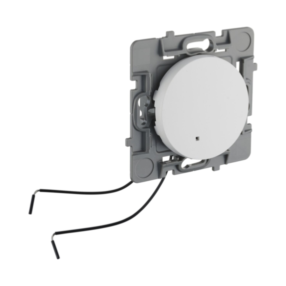 Bouton poussoir Eclipse lumineux blanc - INVENTIV