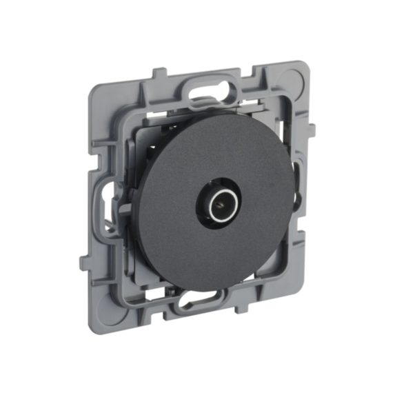 Prise TV Eclipse noir - INVENTIV