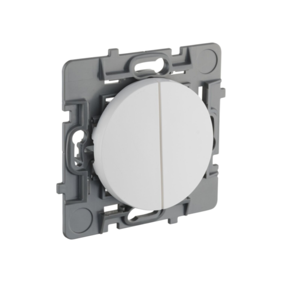 Double va-et-vient Eclipse blanc - INVENTIV