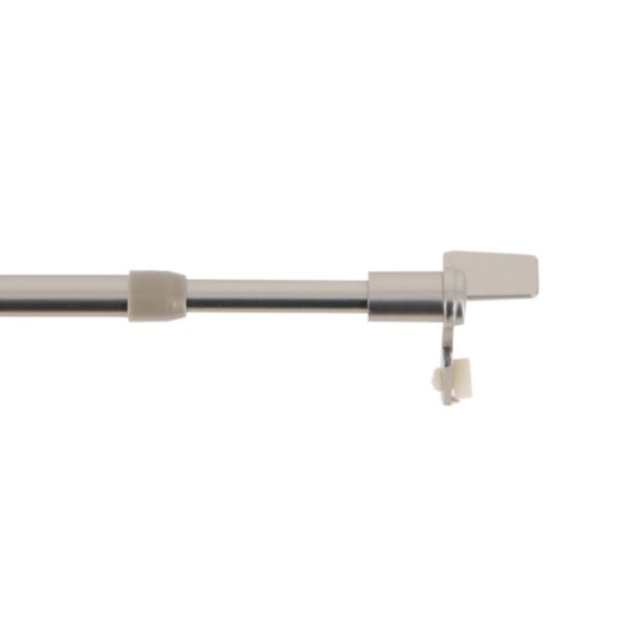 Barre à rideaux extensible Rivet Nickel Ø9mm 40-65cm - INVENTIV 