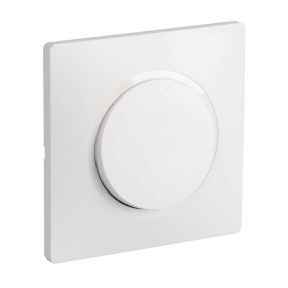 Va-et-vient Eclipse Blanc + plaque - INVENTIV