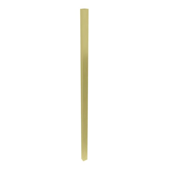 Profilé aluminium 200x8mm brossé or - INVENTIV