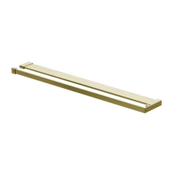 Etagère amovible aluminium 120x17cm 8mm or brossé - INVENTIV