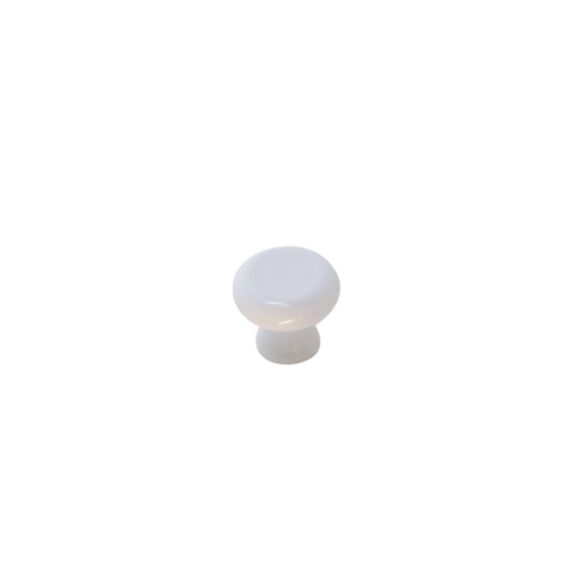 Set de 4 boutons de meuble plastique Ø32 mm blanc - 1ER
