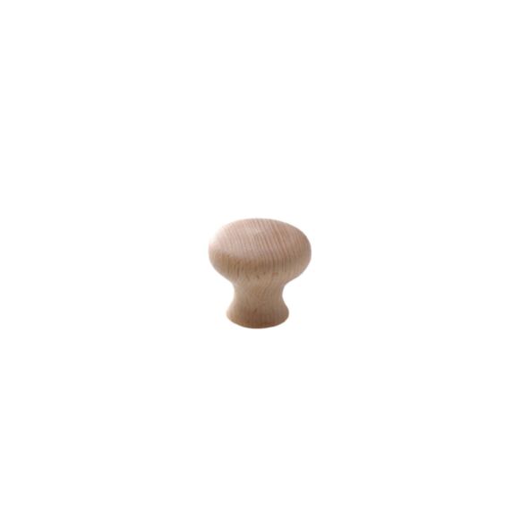 Set de 4 boutons de meuble bois brut Ø32 mm - 1ER