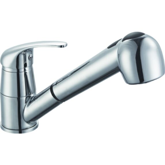 Mitigeur évier avec douchette chromé - 1ER