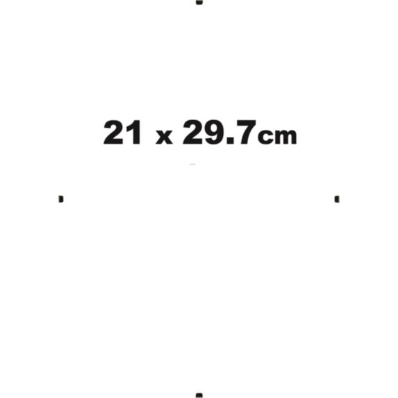 Cadre sous-verre 21x29,7cm - 1ER