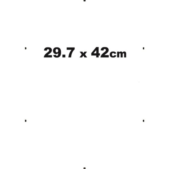 Cadre sous-verre 29,7x42cm - 1ER