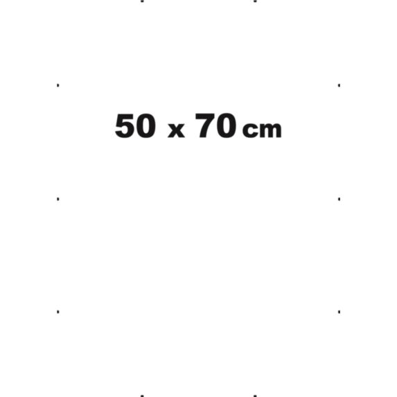 Cadre sous-verre Face Plexiglass 50x70cm - 1ER