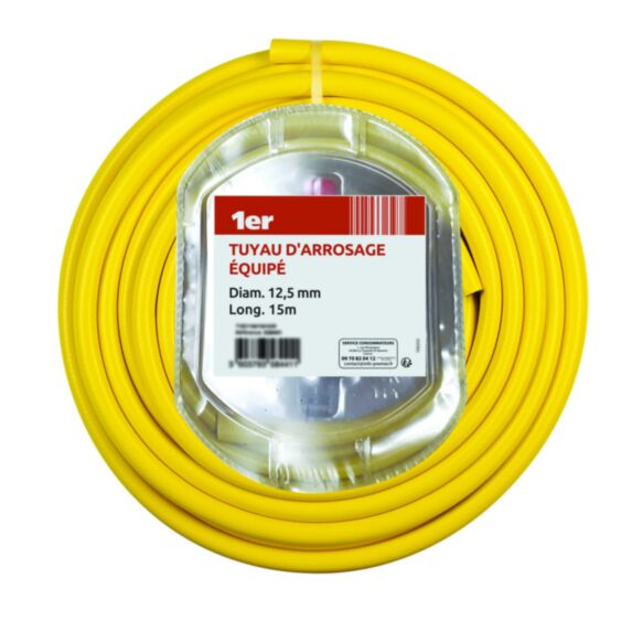Tuyau arrosage Ø12,5mm 15m - 1ER