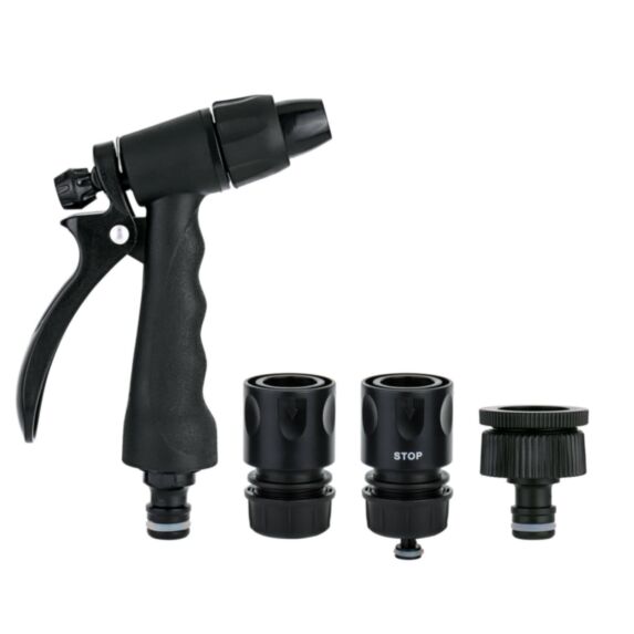Kit arrosage pistolet + 2 raccords automatique Ø15mm - 1ER