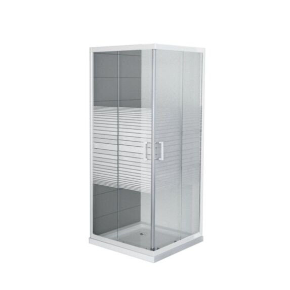 Paroi de douche accès angle droit Easy 195 x 80 cm anticalcaire - 1ER