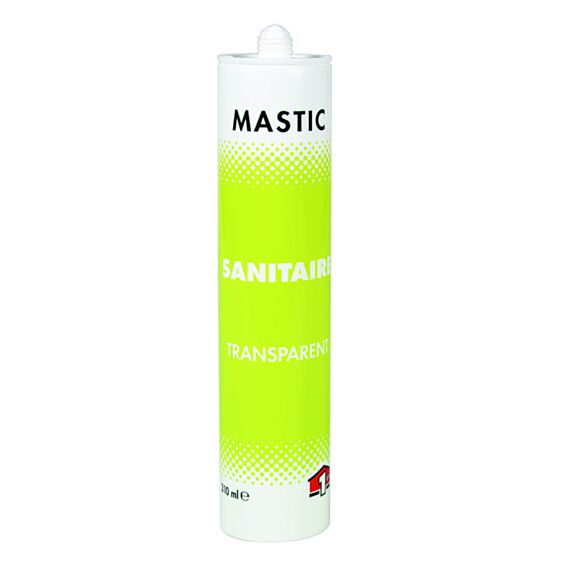 Mastic Sanitaire Silicone Transparent 280ml - 1ER