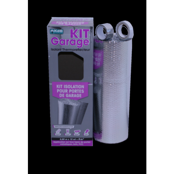 Rouleau isolation pour portes de garage 6m²