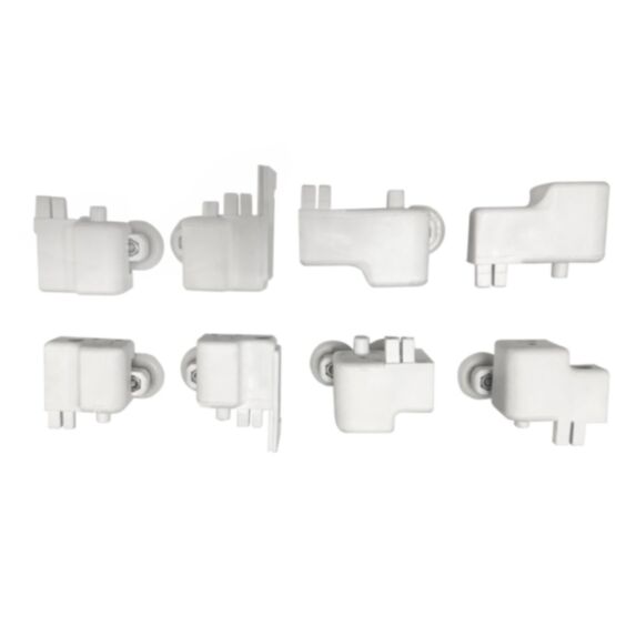 8 roulettes doubles Haut + Bas pour cabine douche Access - 1ER