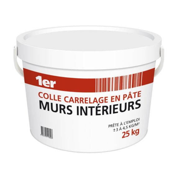 Colle carrelage en pâte murs intérieur 25kg - 1ER