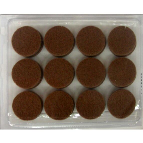 Patin feutre Cellulo marron Ø22x24mm - 1ER