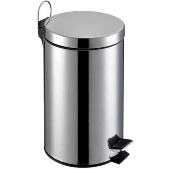 Poubelle de cuisine à pédale chrome 20 L