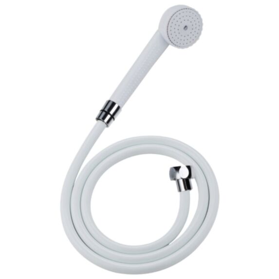 Duo douchette 1 jet 1,5 m Uno PVC blanc - 1ER