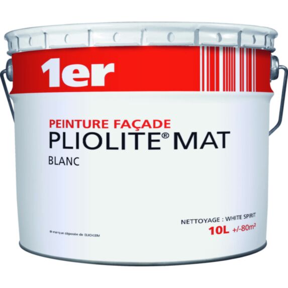 Peinture façade Pliolite blanc - 1ER