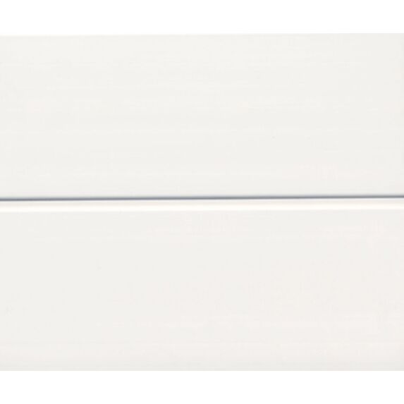 Lambris PVC blanc brut 10 cm  - 1ER