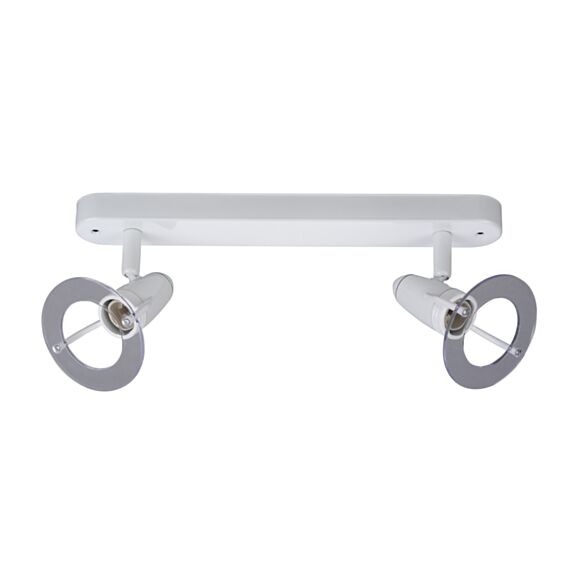 Réglette spots (x2) BRIO en PVC blanc 1ER