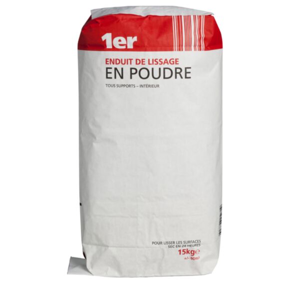 enduit de lissage poudre 15 kg  prix - 1ER