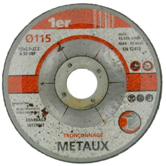 5 disques à tronçonner les métaux Ø230mm - 1ER
