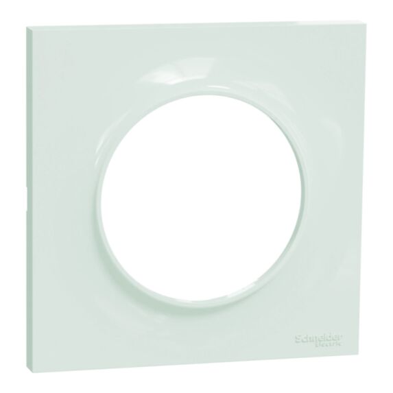 Plaque simple Odace Styl blanc - SCHNEIDER ELECTRIC