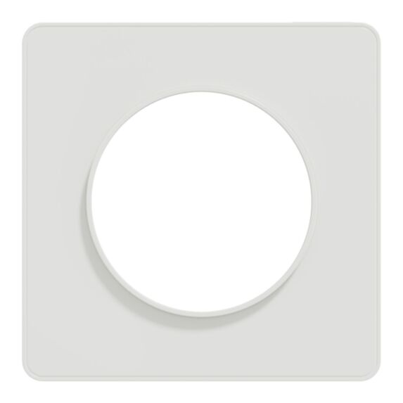 Plaque simple Odace Touch blanc - SCHNEIDER ELECTRIC