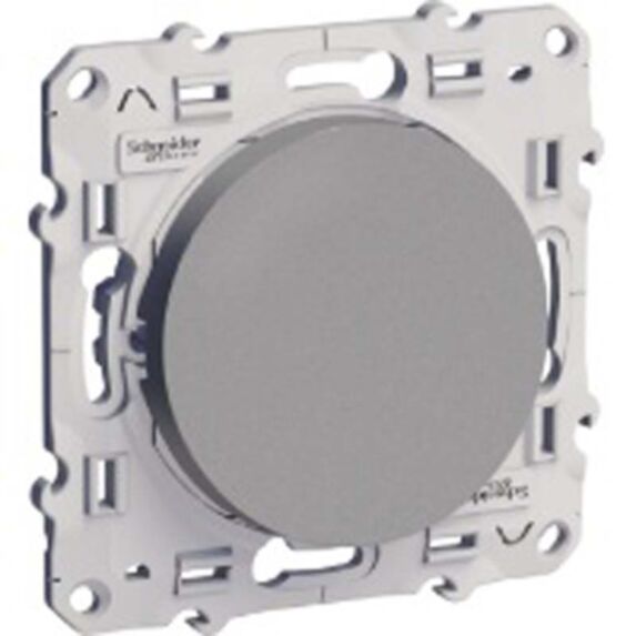 Poussoir Odace  aluminium - SCHNEIDER ELECTRIC