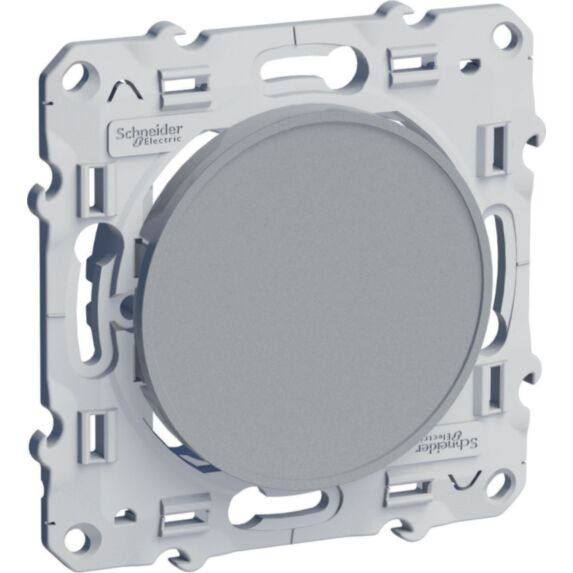 Obturateur Odace aluminium - SCHNEIDER ELECTRIC