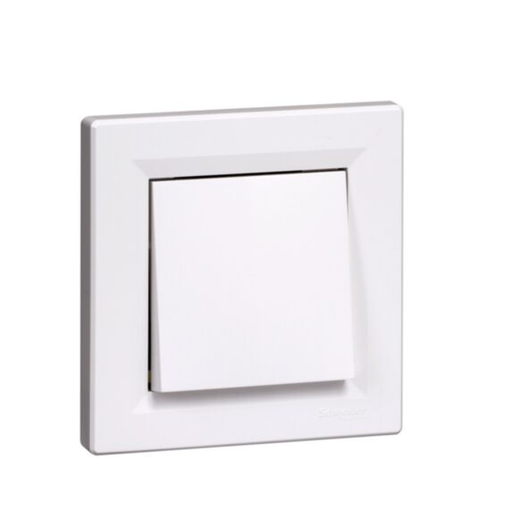 Poussoir Asfora blanc - SCHNEIDER ELECTRIC