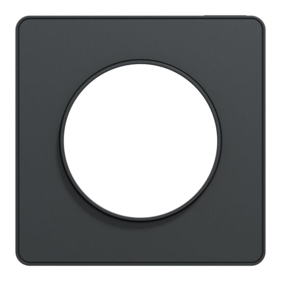 Plaque simple Odace Touch anthracite liseré anthracite - SCHNEIDER ELECTRIC