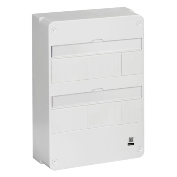 Tableau électrique nu 2 rangées 26 modules Resi9 blanc - SCHNEIDER ELECTRIC