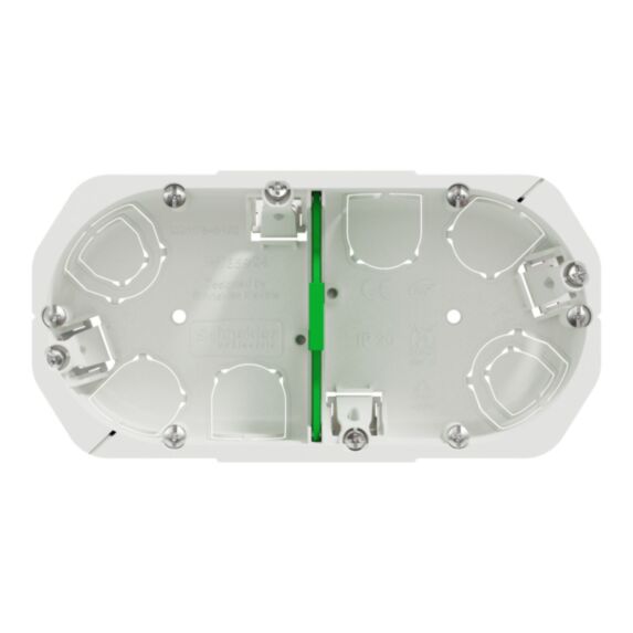 Boîte d'encastrement 2 postes D67xP40mm Multifix - SCHNEIDER ELECTRIC