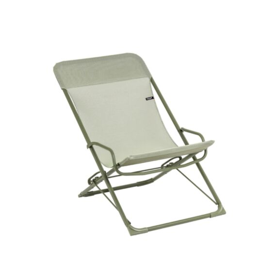 Fauteuil pliable Transaswing toile Batyline® moss avec accoudoirs - LAFUMA MOBILIER