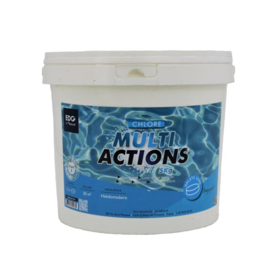 Galets chlore 250g 5 kg - EDG by AQUALUX