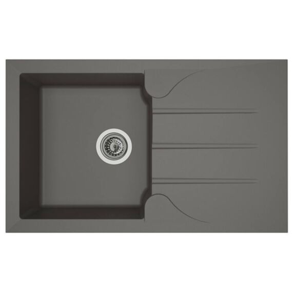 Evier 1 bac 81x50cm Aloa gris - DIADEM