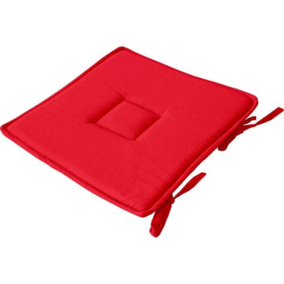 Galette plate rouge 40x40