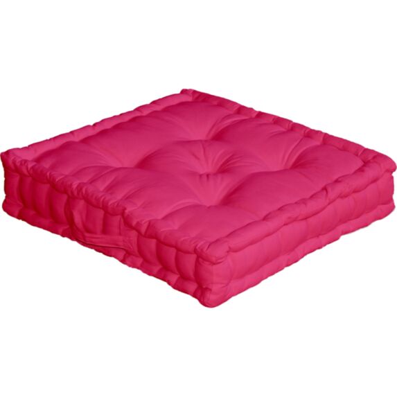 Coussin sol fushia 50x50x10