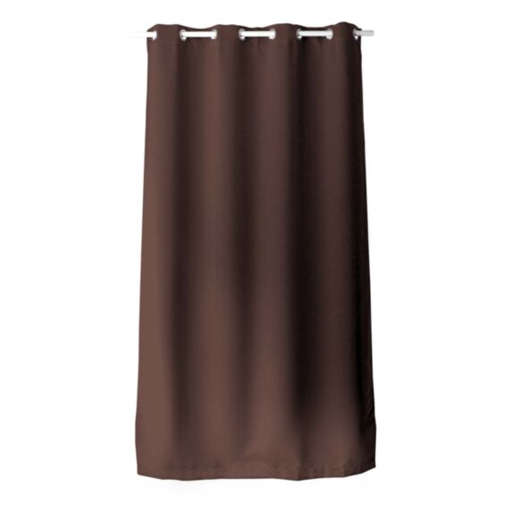 Rideau occultant chocolat 140x240