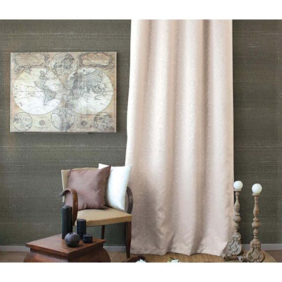 Rideau occultant ivoire 140x240